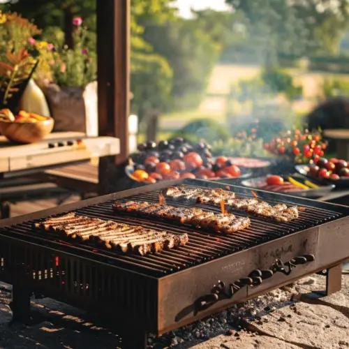 Barbecue station at The Oryza