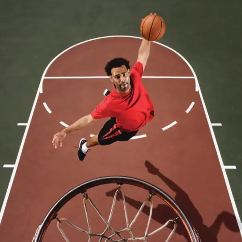 Basketball half court at The Oryza