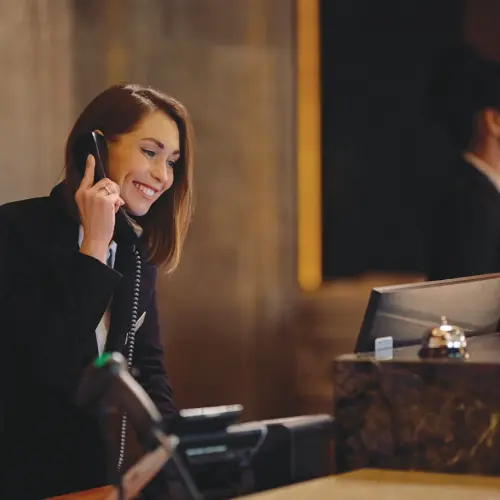 Concierge desk at The Oryza