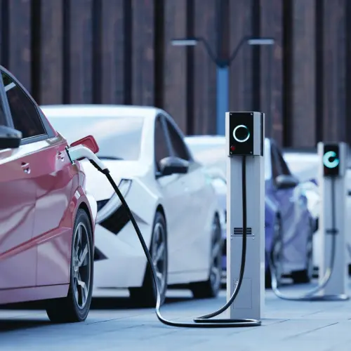 EV charging stations at The Oryza