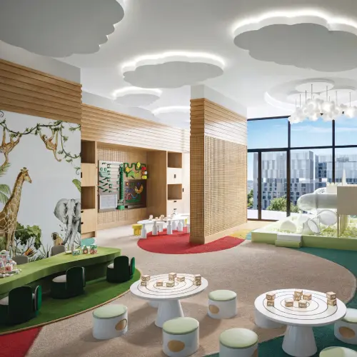 Indoor kids play area at The Oryza