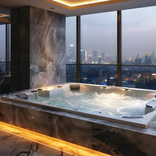 Jacuzzi at The Oryza clubhouse