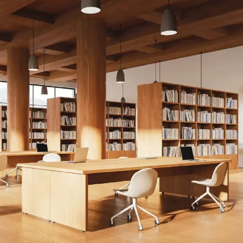 Library at The Oryza clubhouse