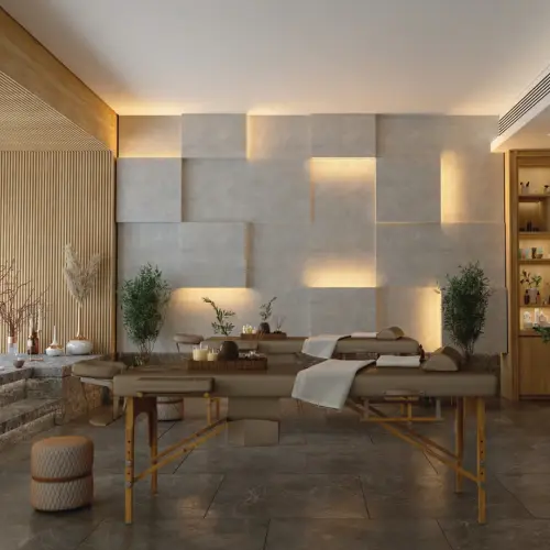 Spa facility at The Oryza clubhouse