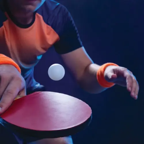 Table tennis court at The Oryza