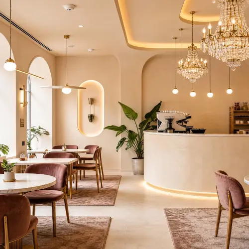 Wellness cafe at The Oryza clubhouse